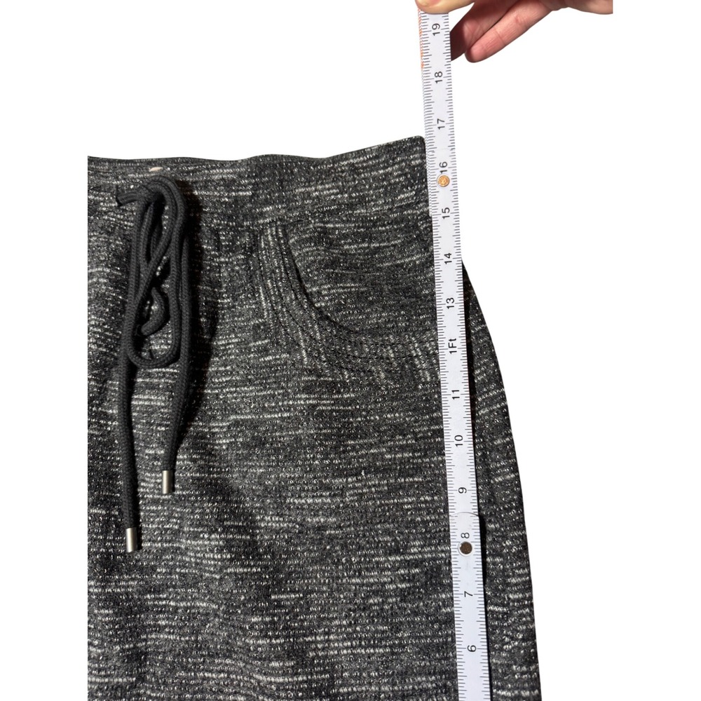 NWT Loft Women's XS Marled Knit Skirt Black White Drawstring Pockets 22366702 - Picture 6 of 7